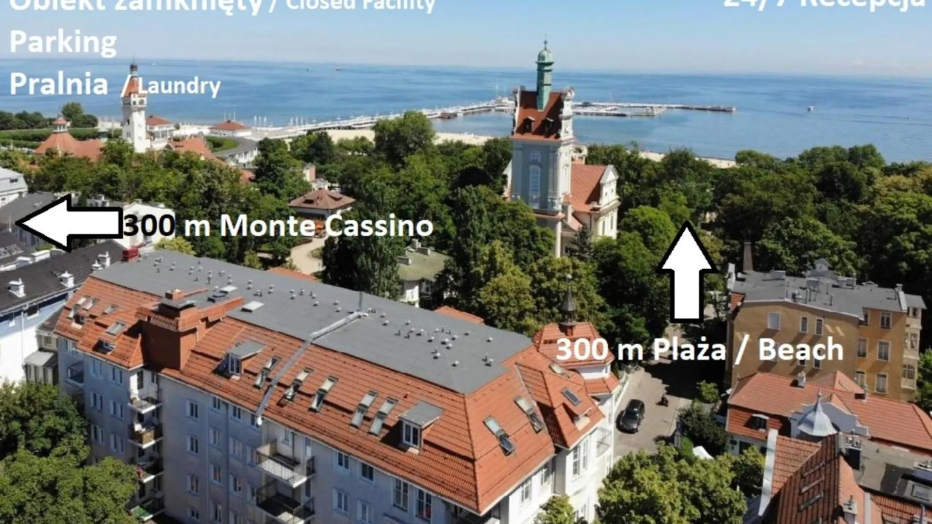 Sea & City 50 M Monte Casinno 100 M Beach Apartments Lux Sopot